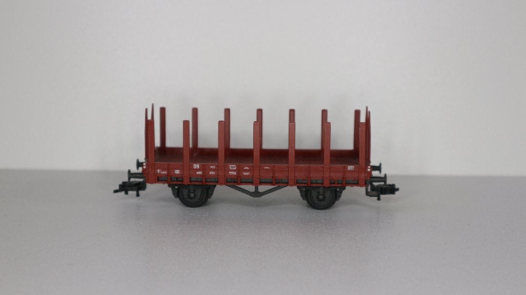 Rongenwagen DB 		Fleischmann 5014, Gebruikt, Gelijkstroom, Fleischmann, Wagon