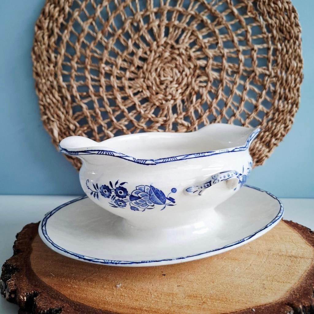 Boch Frères 'Grand Bouquet', brocante sauskom, Ophalen of Verzenden