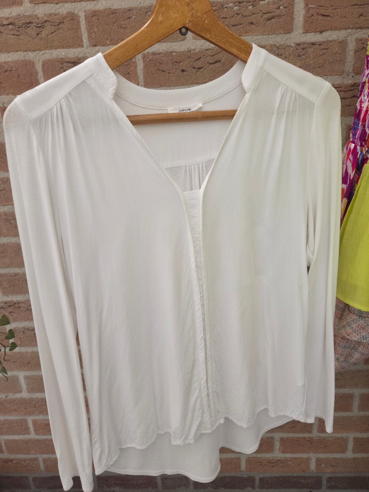 Opus blouse maat 38 wit nette staat, Maat 38/40 (M), Wit, Ophalen of Verzenden, Lange mouw