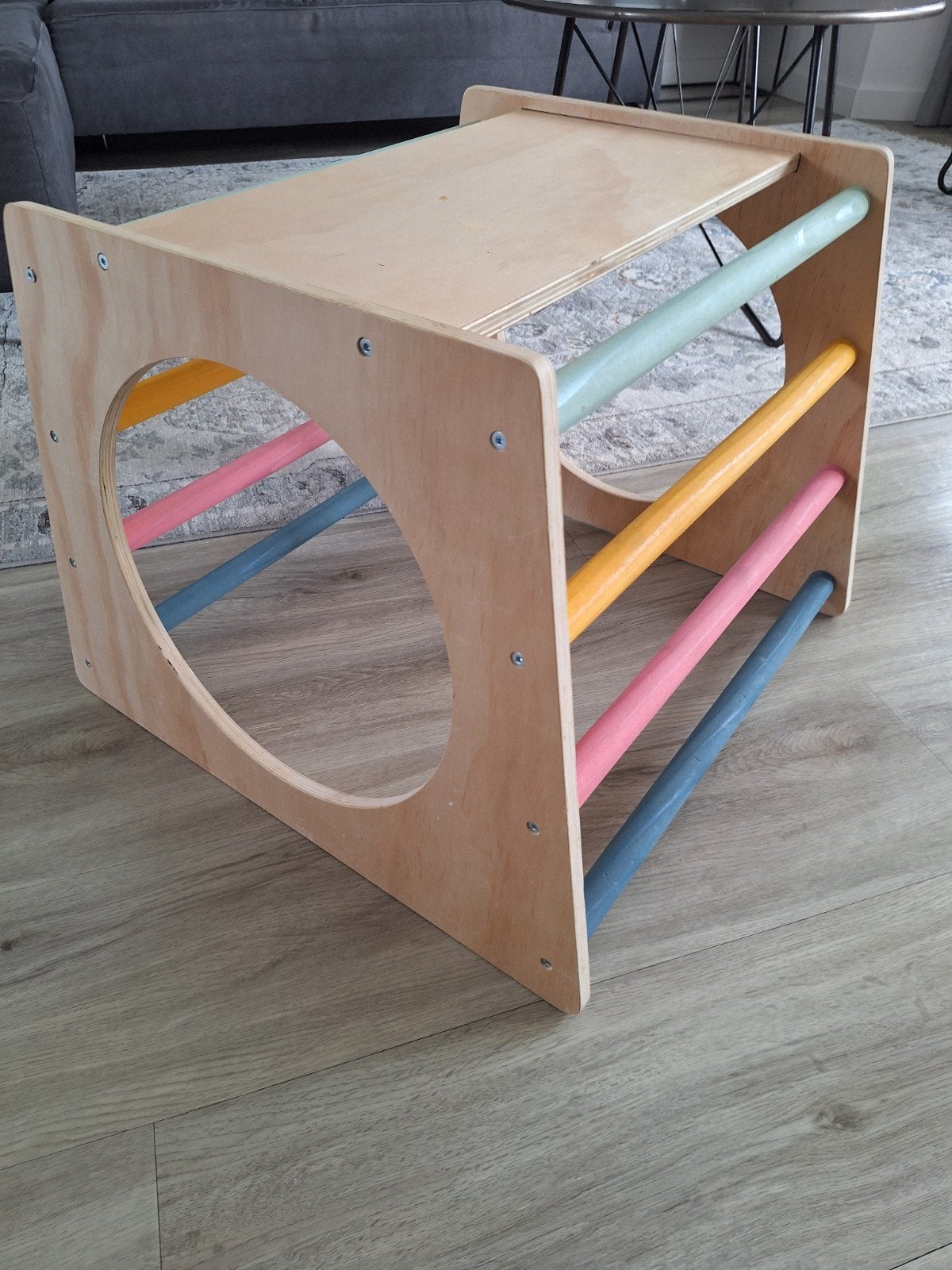 Houten klimrek/speeltoestel voor kinderen, Ophalen, Zo goed als nieuw, Overige typen