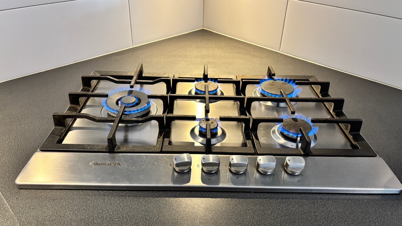 Gasfornuis bauknecht, Gebruikt, Ophalen of Verzenden, Inbouw, Gas