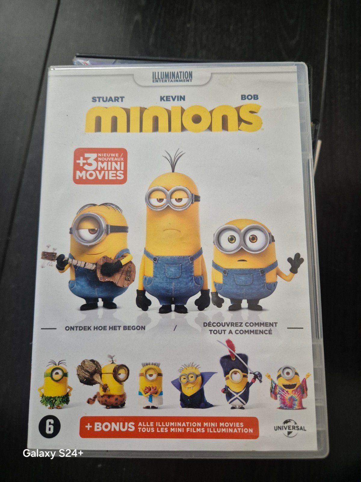 Minions DVD - Film met bonus mini-movies, Engels, Bonusmateriaal, Animatie, Ophalen of Verzenden