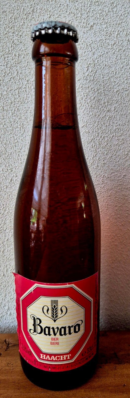 1994 fles BAVARO bier 33cl  br. HAACHT Boortmeerbeek. Verzam, Ophalen of Verzenden, Zo goed als nieuw, Flesje(s), Overige merken