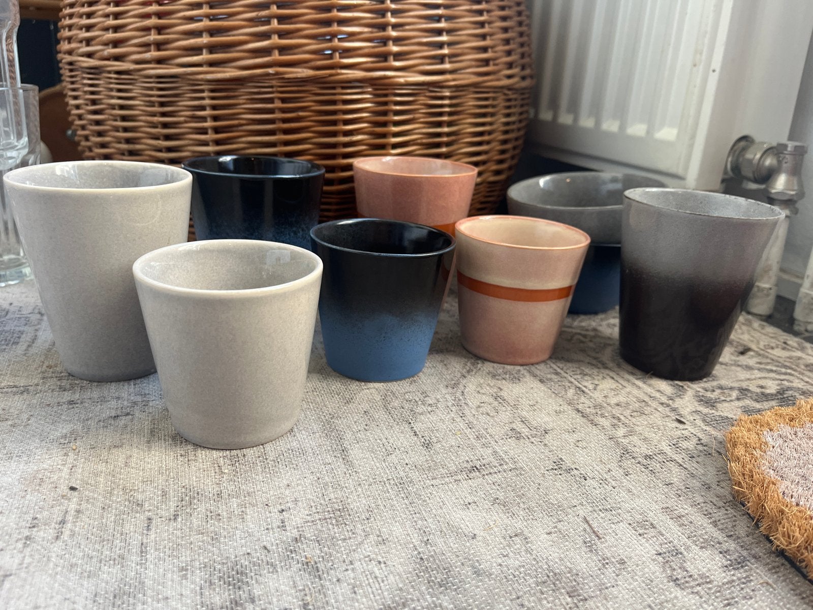 Action servies setjes - Diverse kleuren en maten, Huis en Inrichting, Gebruikt, Overige merken, Keramiek, Mok