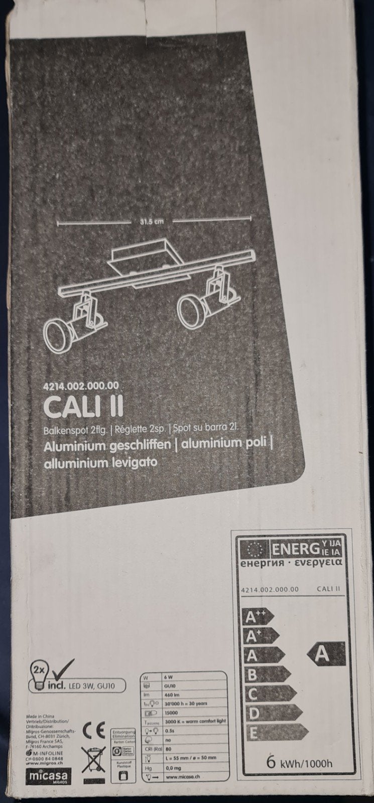 Balkenspot lampen, Ophalen, Nieuw