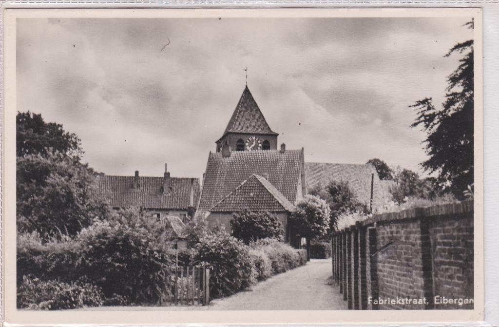 18367 Fabrieksstraat Eibergen Achterhoek Neede Borculo 1950, Verzenden, 1940 tot 1960, Ongelopen, Gelderland