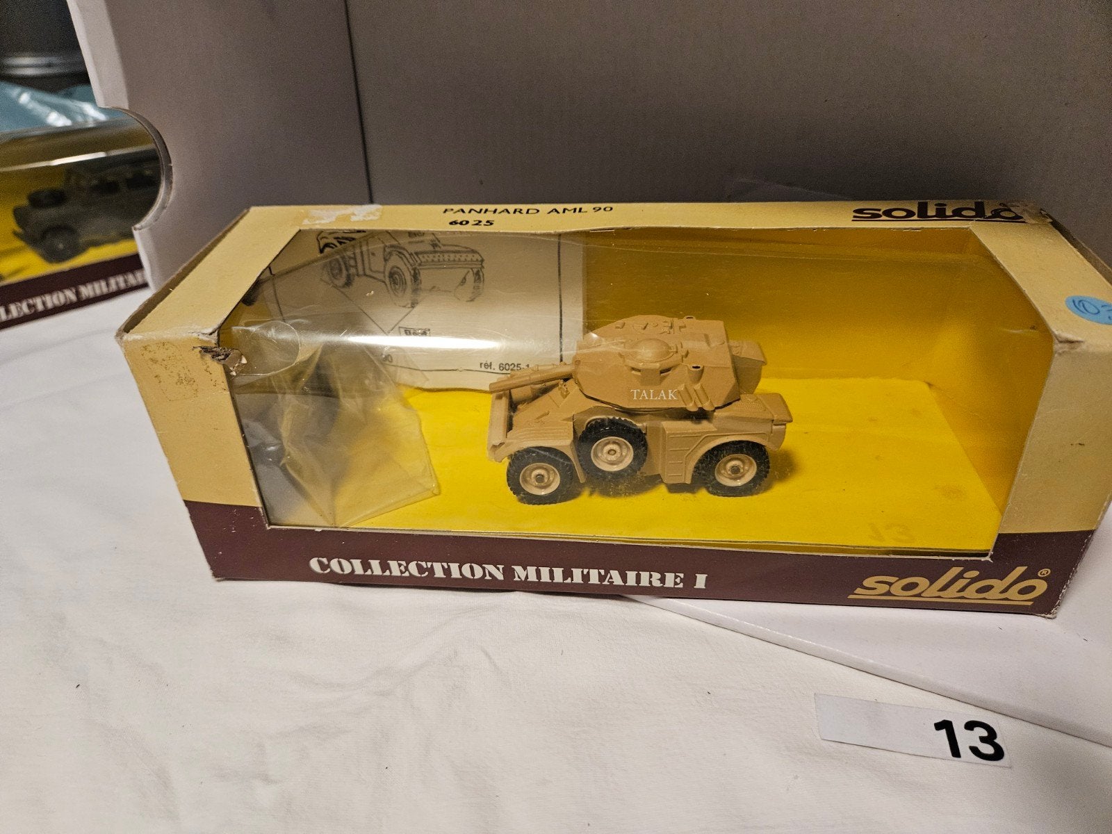 Solido legertank Panhard AML 90, Ophalen of Verzenden, Nieuw, Overige typen, Overige merken