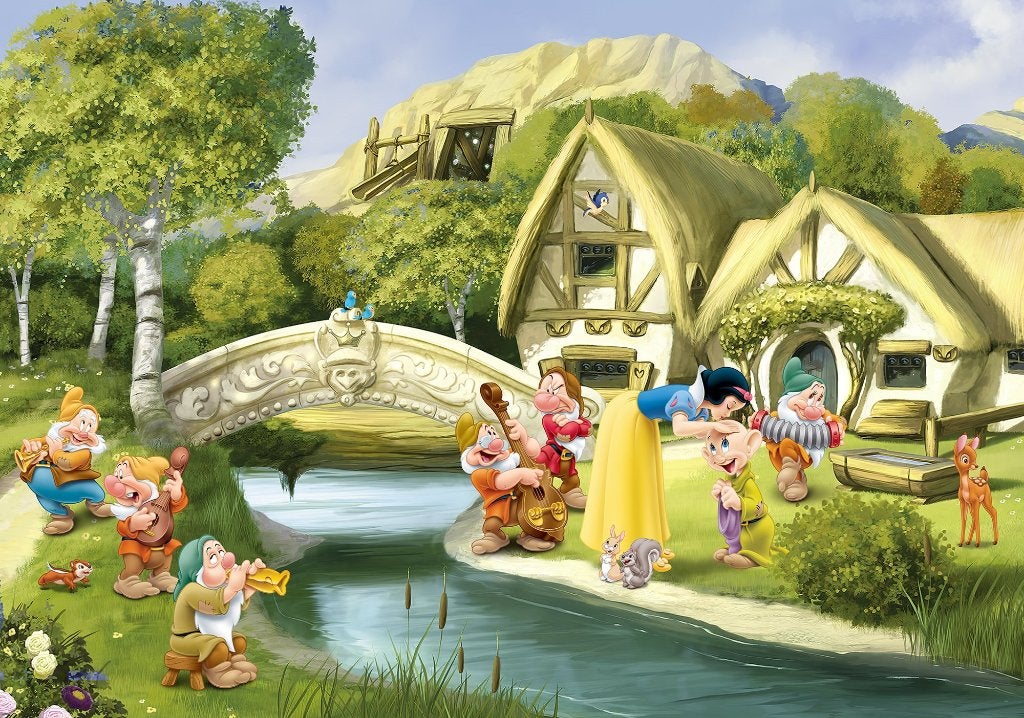 Sneeuwwitje behang, Disney Prinses fotobehang, Muurdeco4kids, Verzenden, Nieuw