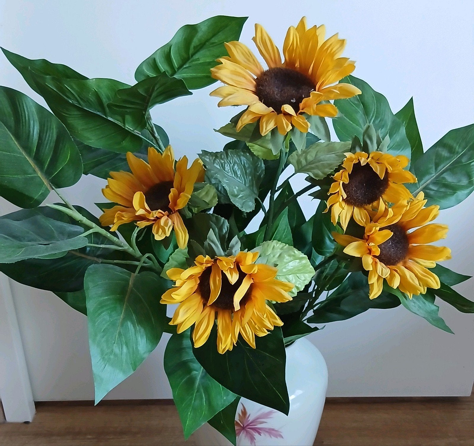 Kunstbloemen + Blad, Huis en Inrichting, Woonaccessoires | Kunstplanten en Kunstbloemen, Ophalen of Verzenden, Zo goed als nieuw