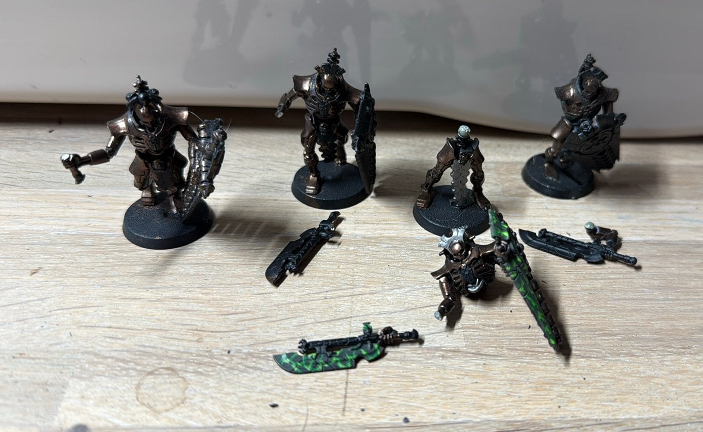 Warhammer 40k Necron Lychguard, Hobby en Vrije tijd, Wargaming, Ophalen of Verzenden, Zo goed als nieuw