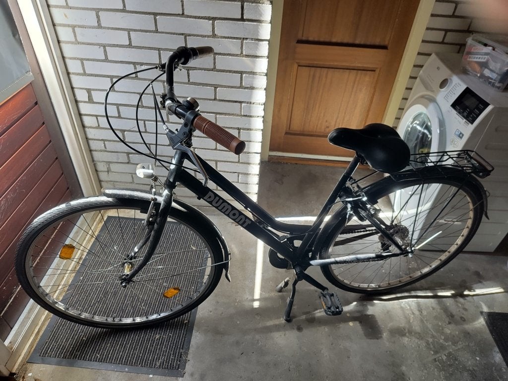 Dumont Damesfiets 6v 28inch 44cm, Gebruikt, Velgrem, Versnellingen, Minder dan 47 cm