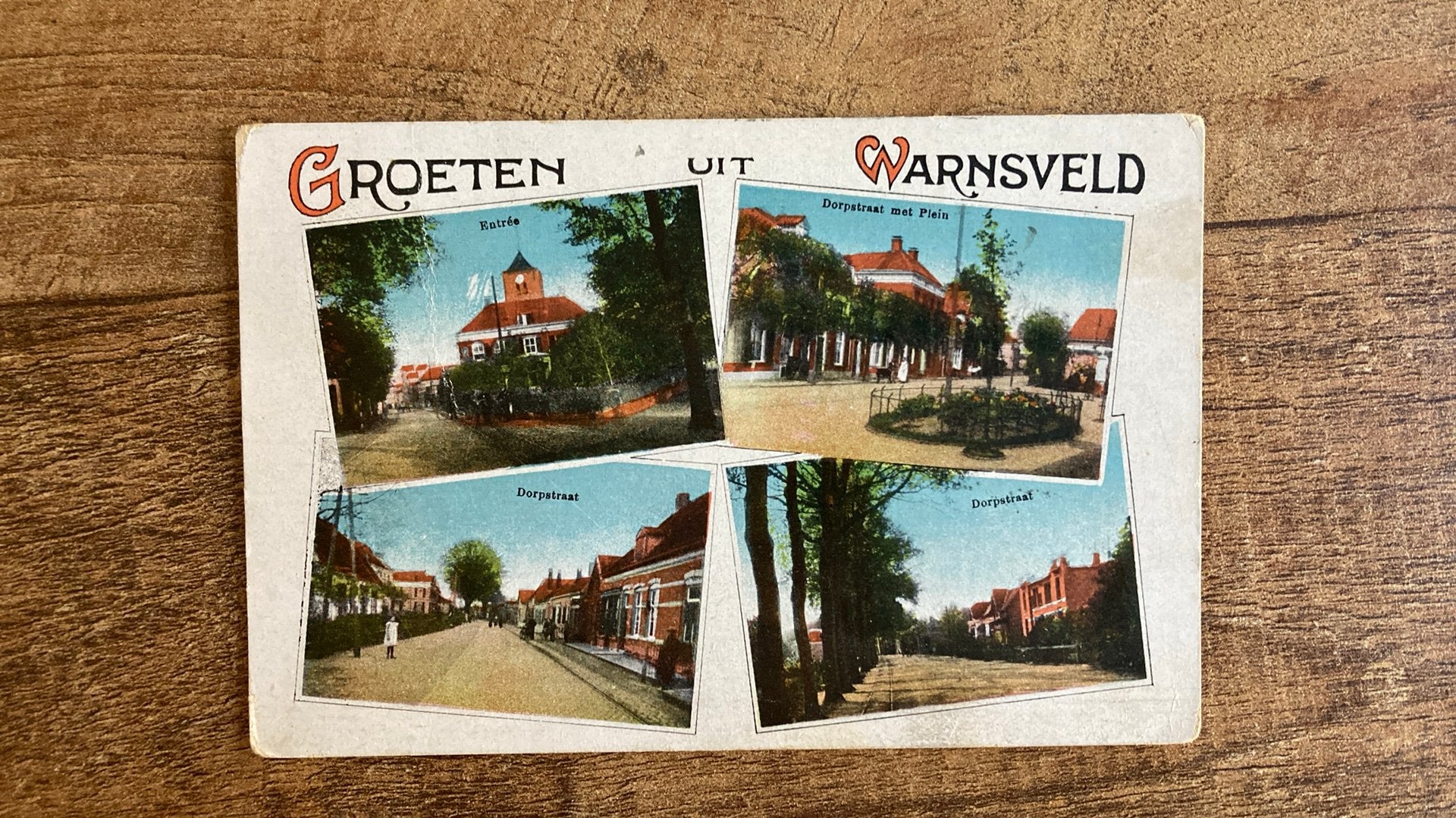 Oude ansichtkaart Groeten uit Warnsveld fantasie, Ophalen of Verzenden, Voor 1920, Gelopen, Gelderland