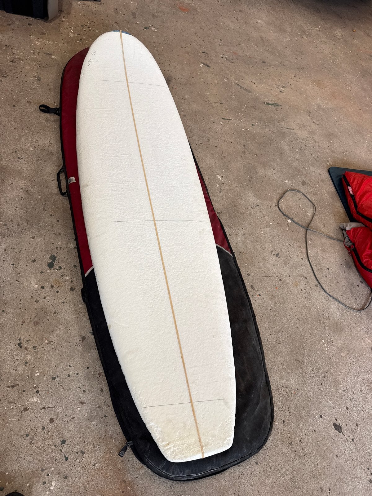 Surfboard 7'4" x 22 1/2" - Blank Breed, Watersport en Boten, Ophalen, Gebruikt, Funboard