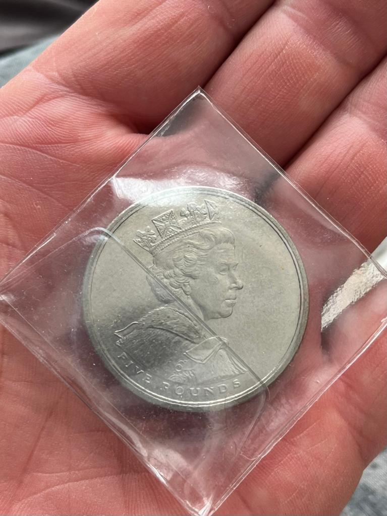 Engelse five pounds, Ophalen of Verzenden, Overige landen