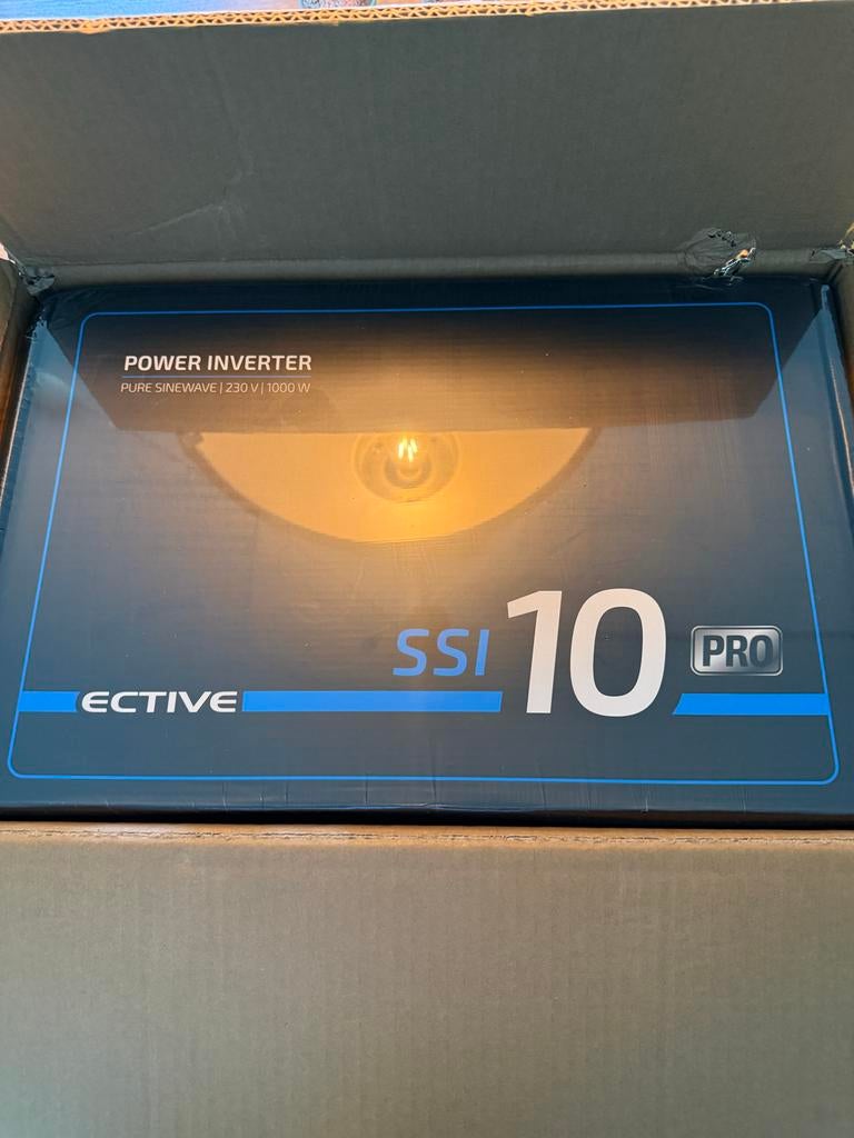 Ective SSI10 PRO Omvormer 1000W Pure Sinus met Afstandsbedie, Ophalen, Nieuw