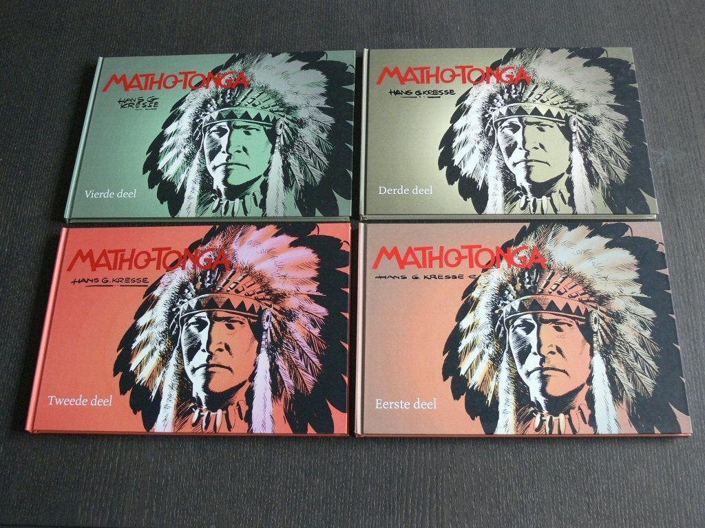 Matho Tonga - 4 delen, Meerdere stripboeken, Ophalen of Verzenden, Zo goed als nieuw