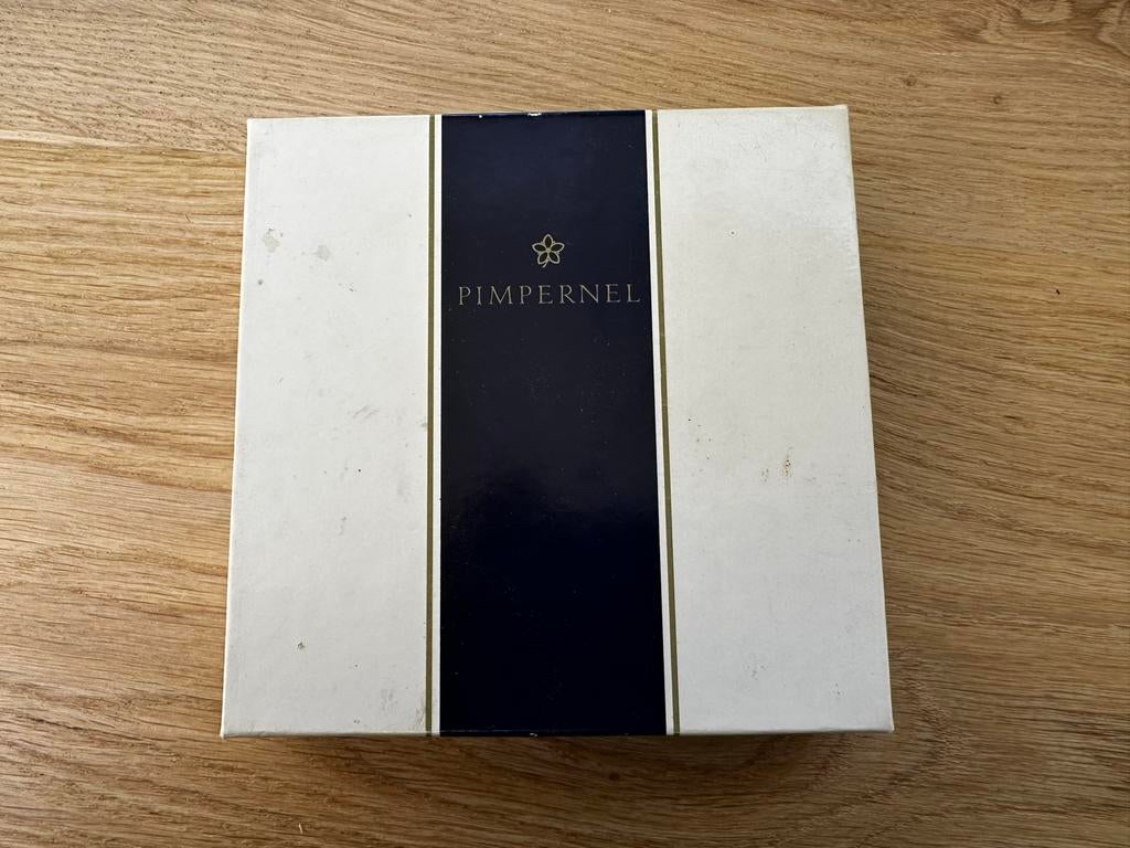 Pimpernel onderzetters, 4 stuks met dierenprint, Ophalen, Gebruikt, Meerkleurig, Overige materialen