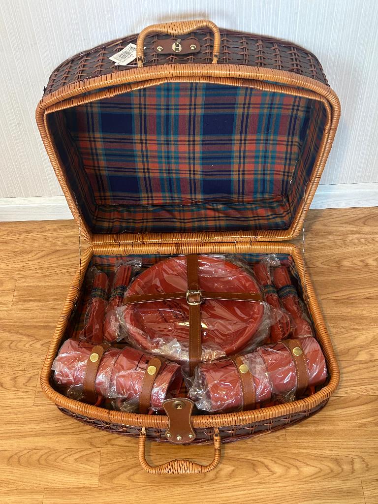 Picknick mand (4 delig - nieuw), Ophalen of Verzenden, Nieuw