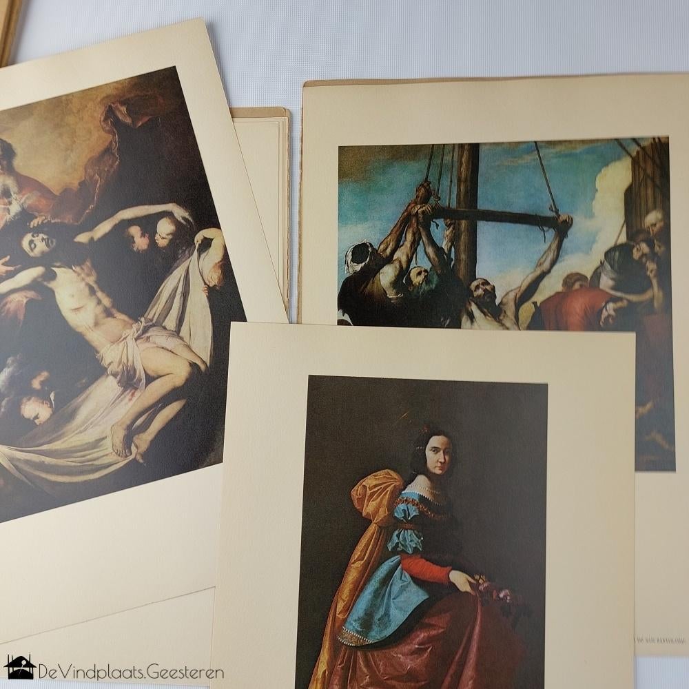 Spaanse Meesters in het Prado - 4 portfolio's uit 1958, Boeken, Ophalen of Verzenden, Zo goed als nieuw, Schilder- en Tekenkunst