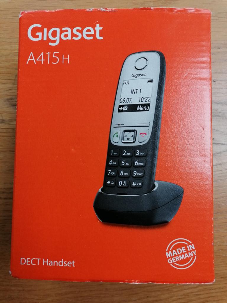 Gigaset A415H DECT Handset - Uitbreiding voor basisstation, Ophalen of Verzenden, Nieuw, 1 handset, Stralingsarm