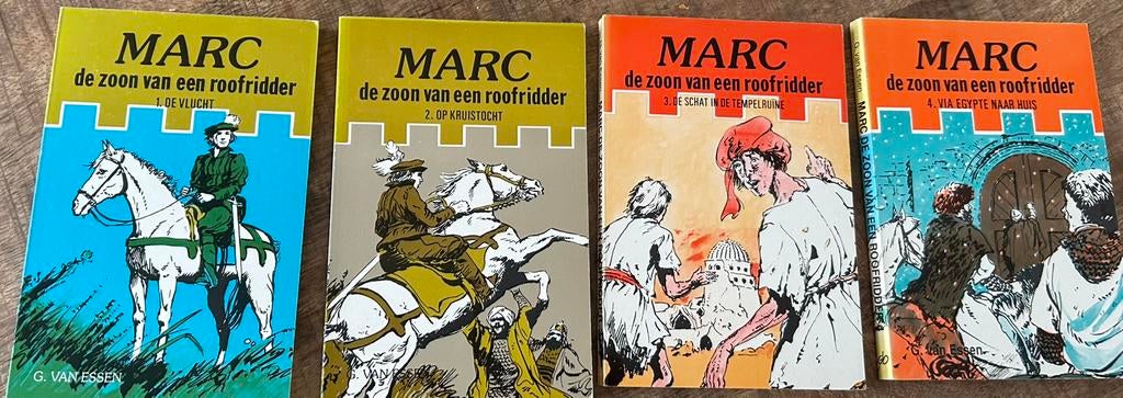 Marc de Zoon van een Roofridder - Complete Serie (4 Boeken), Boeken, Ophalen of Verzenden, Gelezen