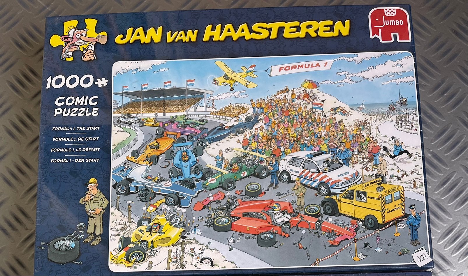 Jan van Haasteren nieuw Formule 1, Ophalen of Verzenden, 500 t/m 1500 stukjes, Nieuw, Legpuzzel