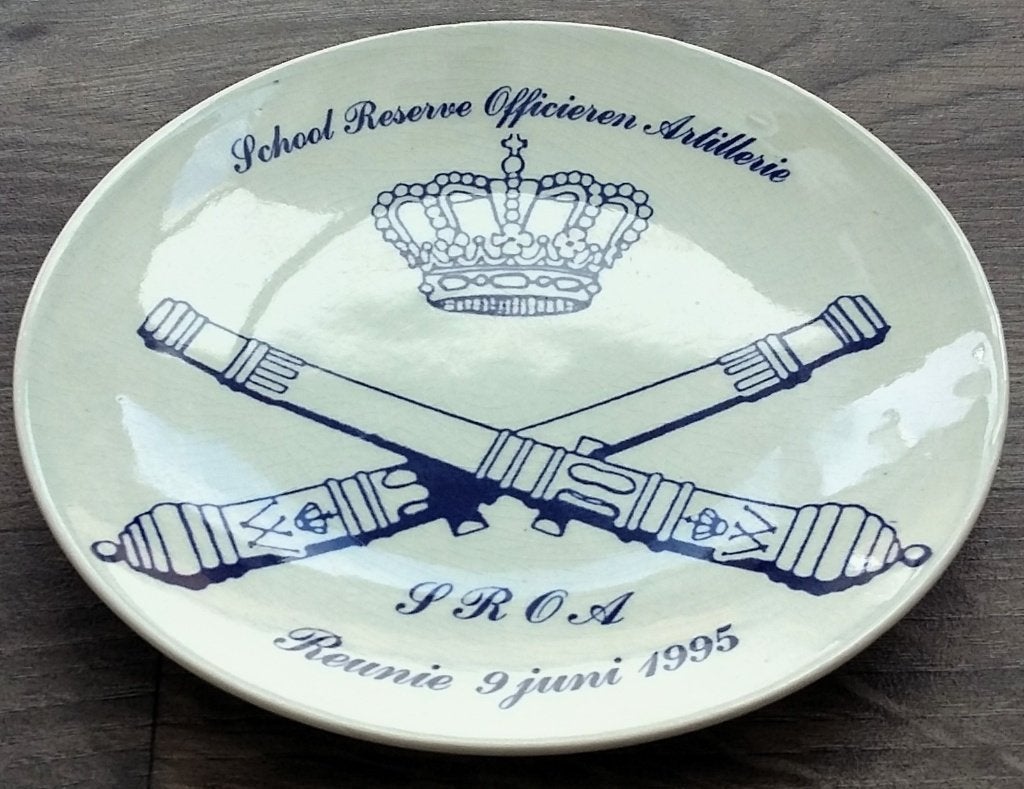 1995 Artillerie Militair Bord Reserve Officieren Landmacht, Nvt., Ophalen of Verzenden, Kunstobject, Nederland