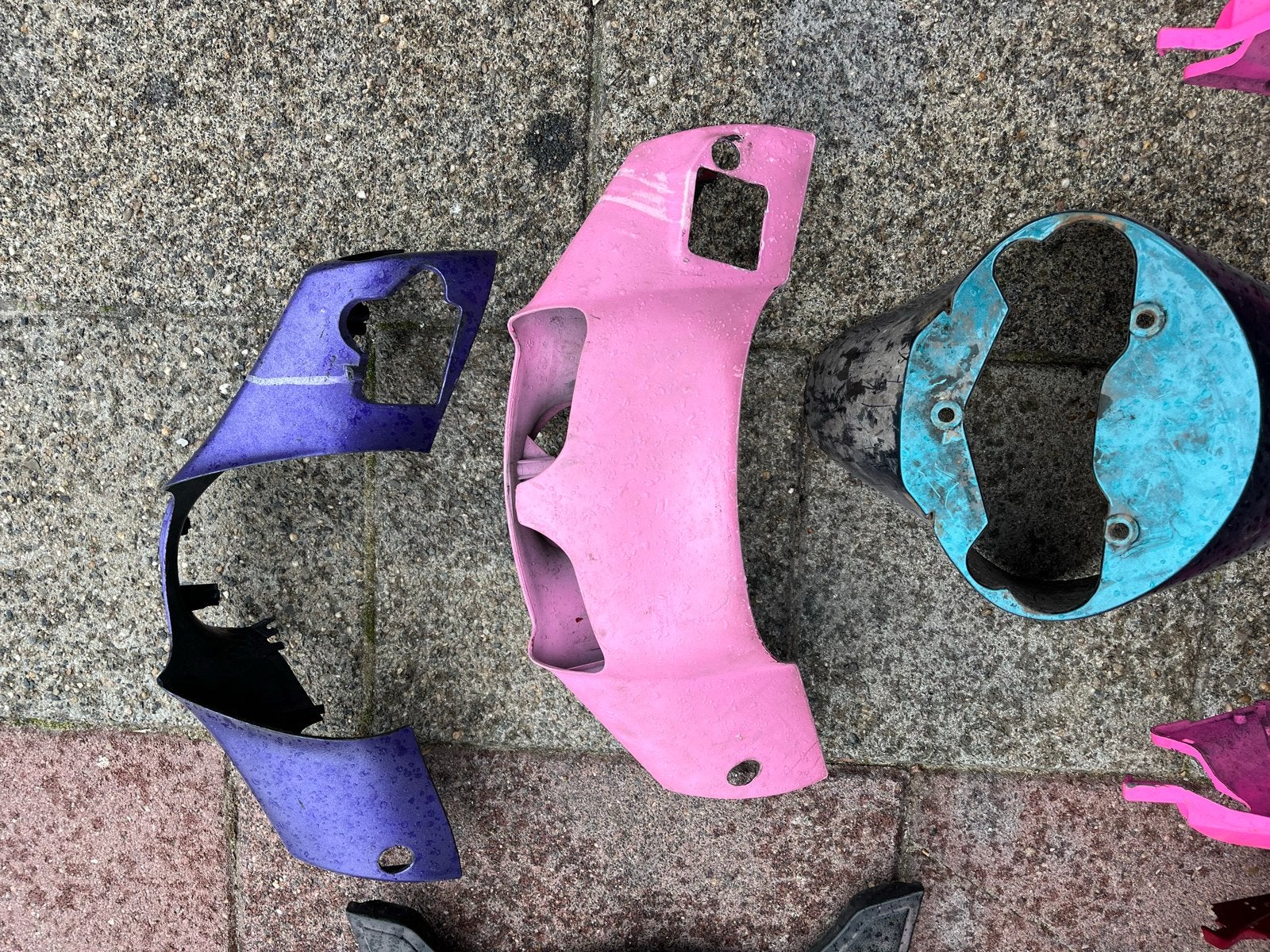 Scooter kappen set - zip 2000 en type 3, Ophalen, Gebruikt, Kap, Overige merken