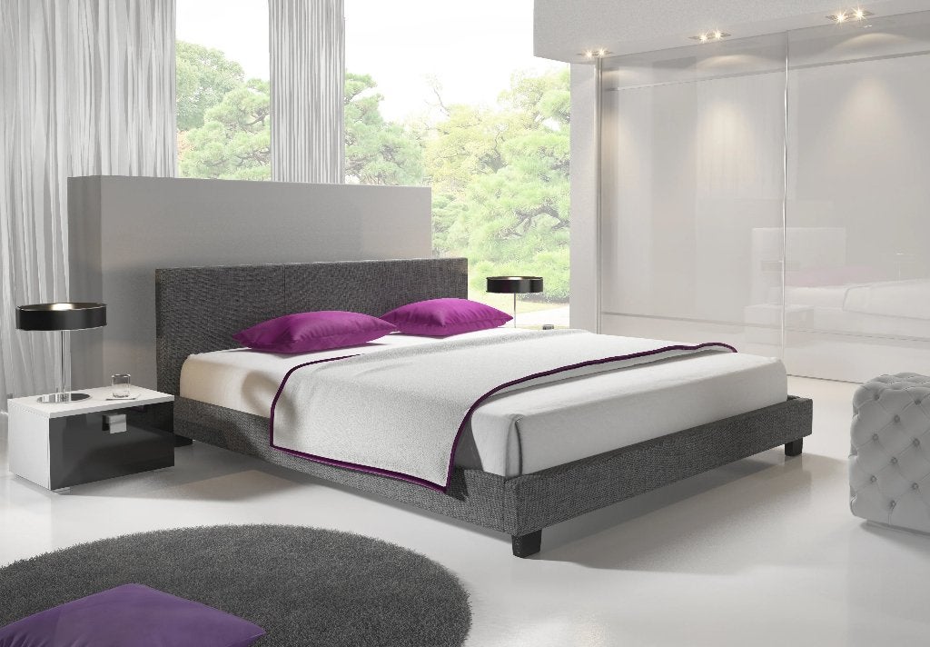 Bedframe (doublebed) - 140x200, Ophalen, Steigerhout, Tweepersoons, 140 cm