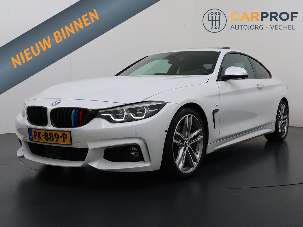 BMW 4-serie Coupé 420i High Executive M Pakket Automaat Nav, Auto's, BMW, Automaat, 1998 cc, Achterwielaandrijving, Gebruikt