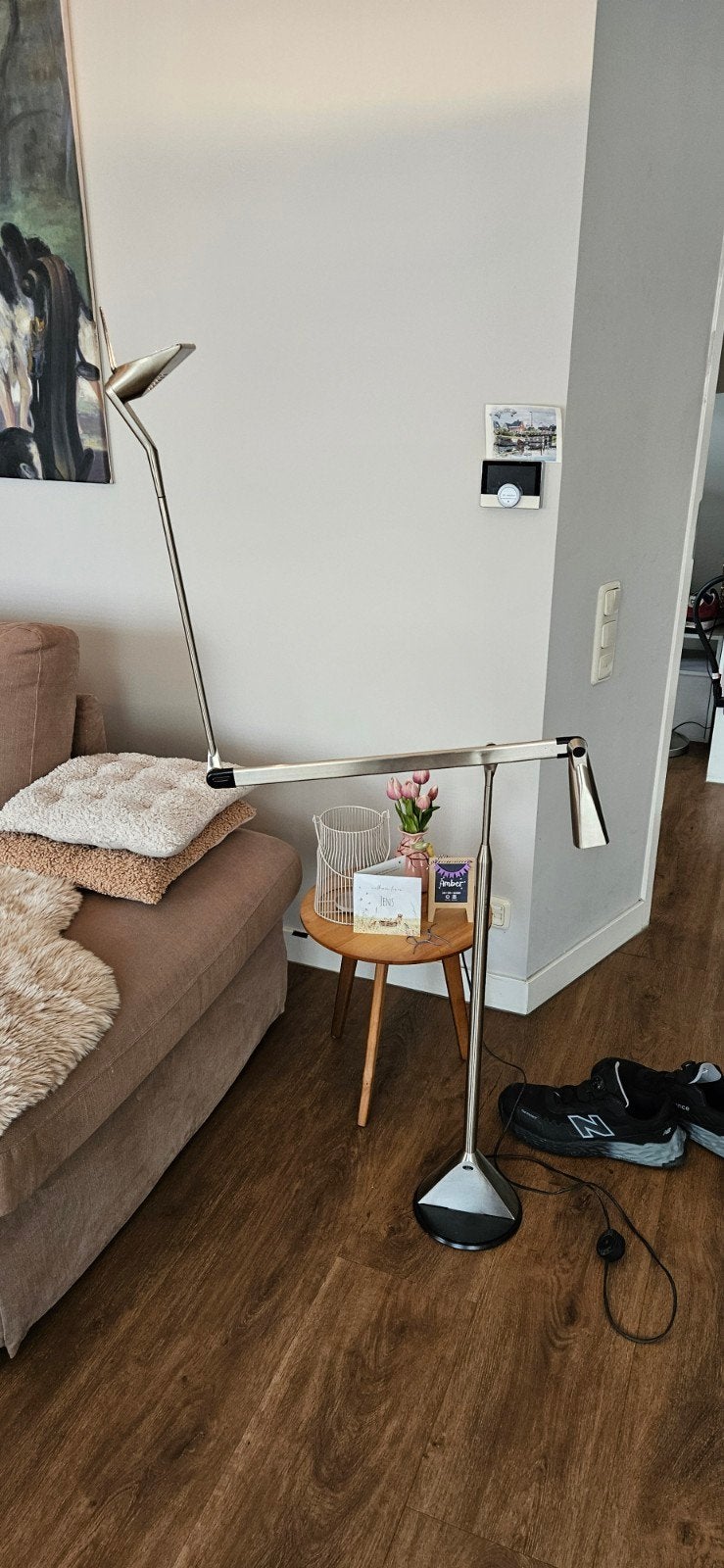Lumina Zelig Terra vloerlamp - Design W. Monici met dimmer, Gebruikt, Modern Design, Overige fittingen, Ophalen of Verzenden