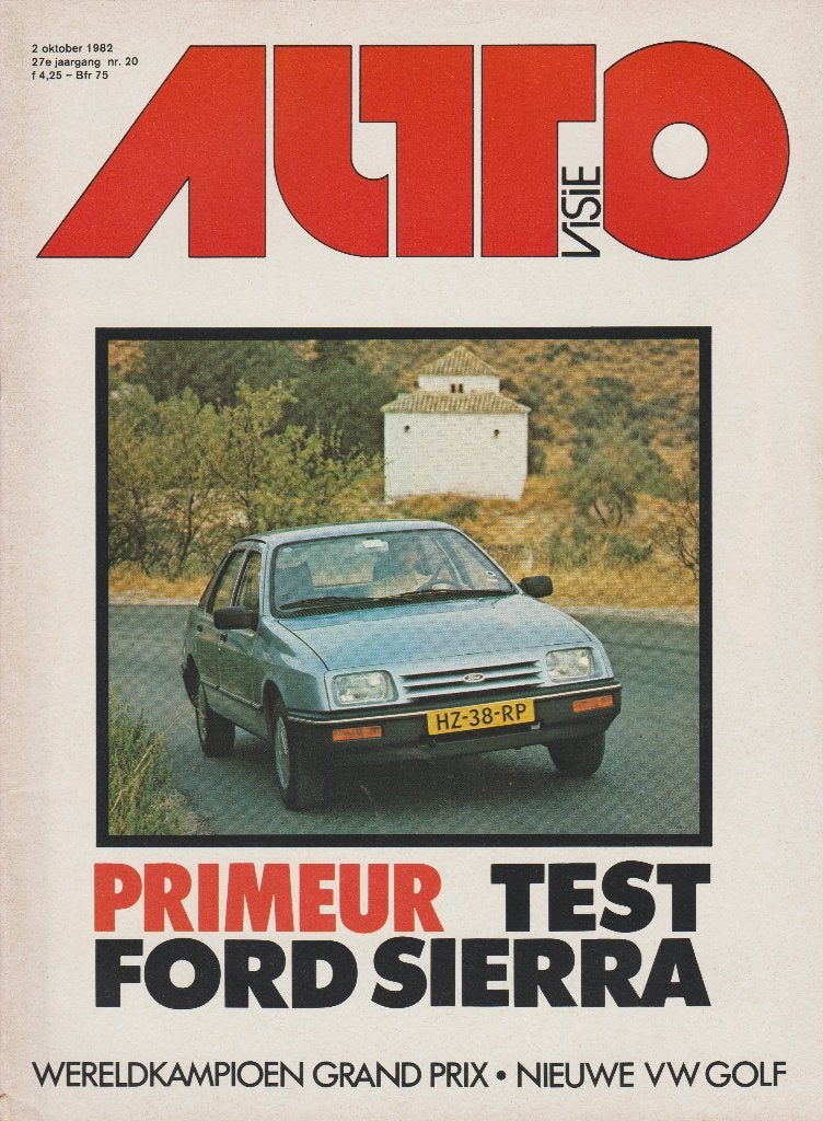 Ford Sierra (oa XR4 en Cosworth ) testen in Autovisie ea, Gelezen, Ford, Ophalen of Verzenden, Autovisie