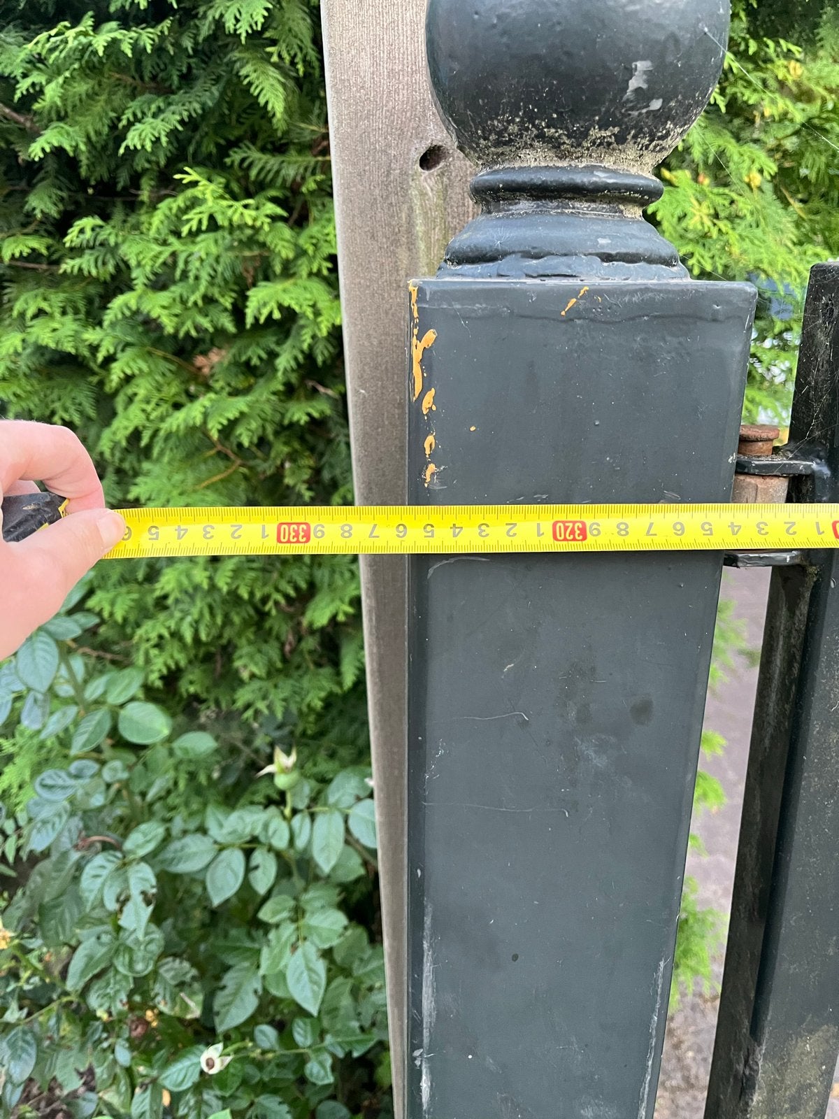 Robuust ijzeren hekwerk met poort - Gebruikt, Ophalen, Met poort, Gebruikt, Sierhekwerk
