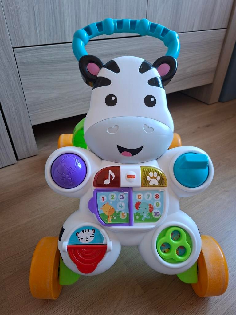 Fisherprice loop met mij Zebra, Ophalen, Duw- of Trekspeelgoed