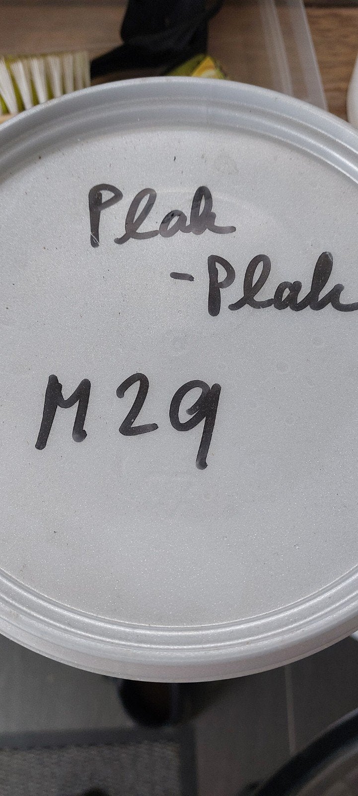 Plak plak, Ophalen of Verzenden, Nieuw, Wit