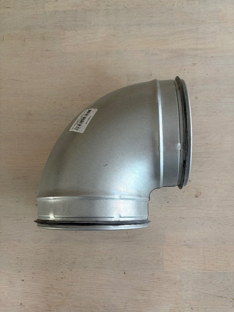 Spiro bocht 90 kort Ø 160mm voor spirobuis, Ophalen of Verzenden, Zo goed als nieuw, Ventilator en Afzuiger
