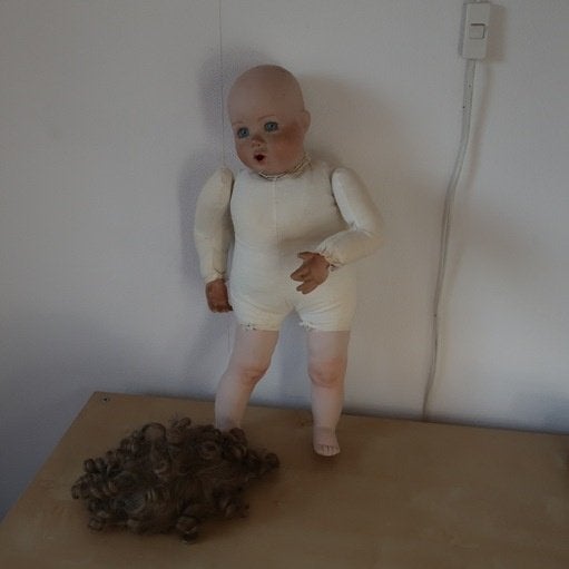 Pop doll Bunny by Elaine Campbell 1989, Verzamelen, Ophalen, Gebruikt, Pop