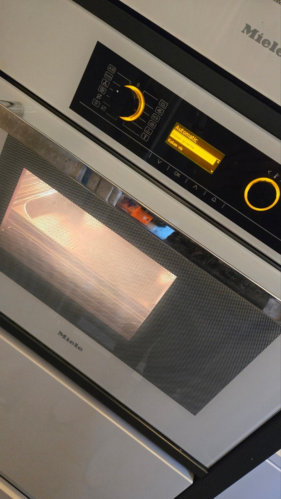 Miele Combi - Stoomoven - DGC 5061 Wit, Ophalen, 45 tot 50 cm, Gebruikt, Hete lucht
