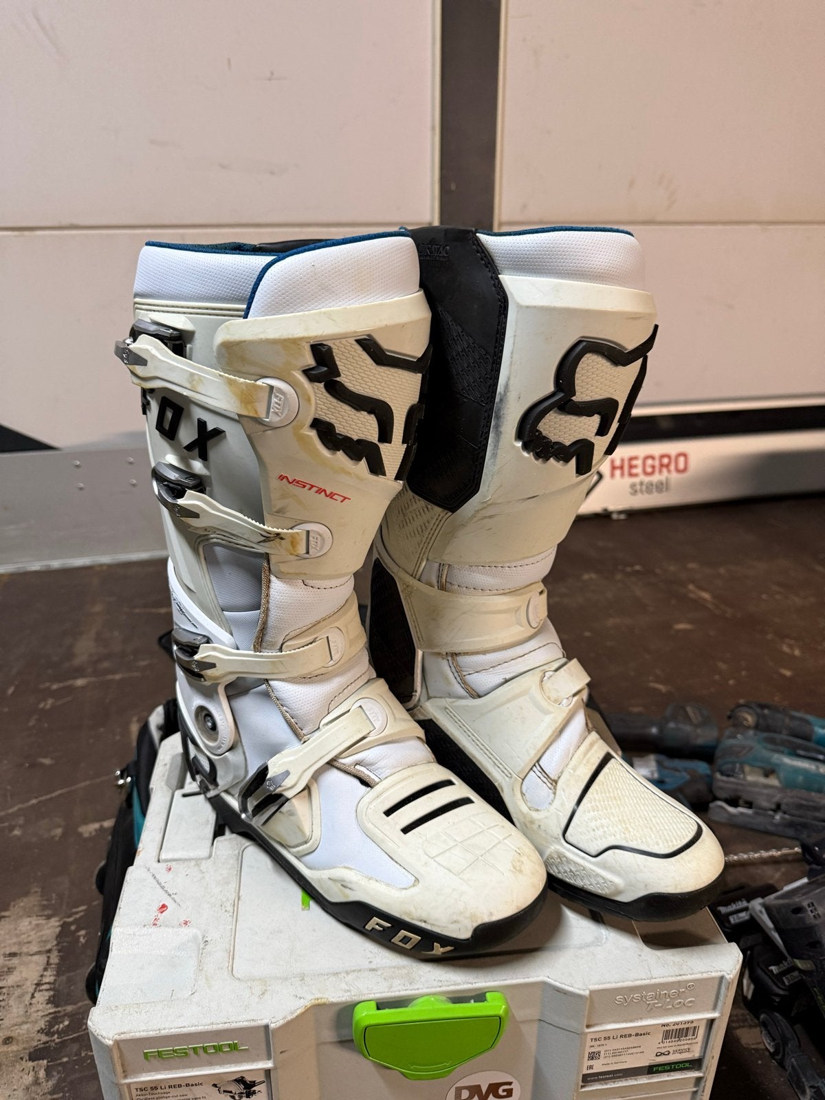 Fox Instinct Crosslaarzen Maat 45, Motoren, Ophalen of Verzenden, Tweedehands, Heren, Laarzen