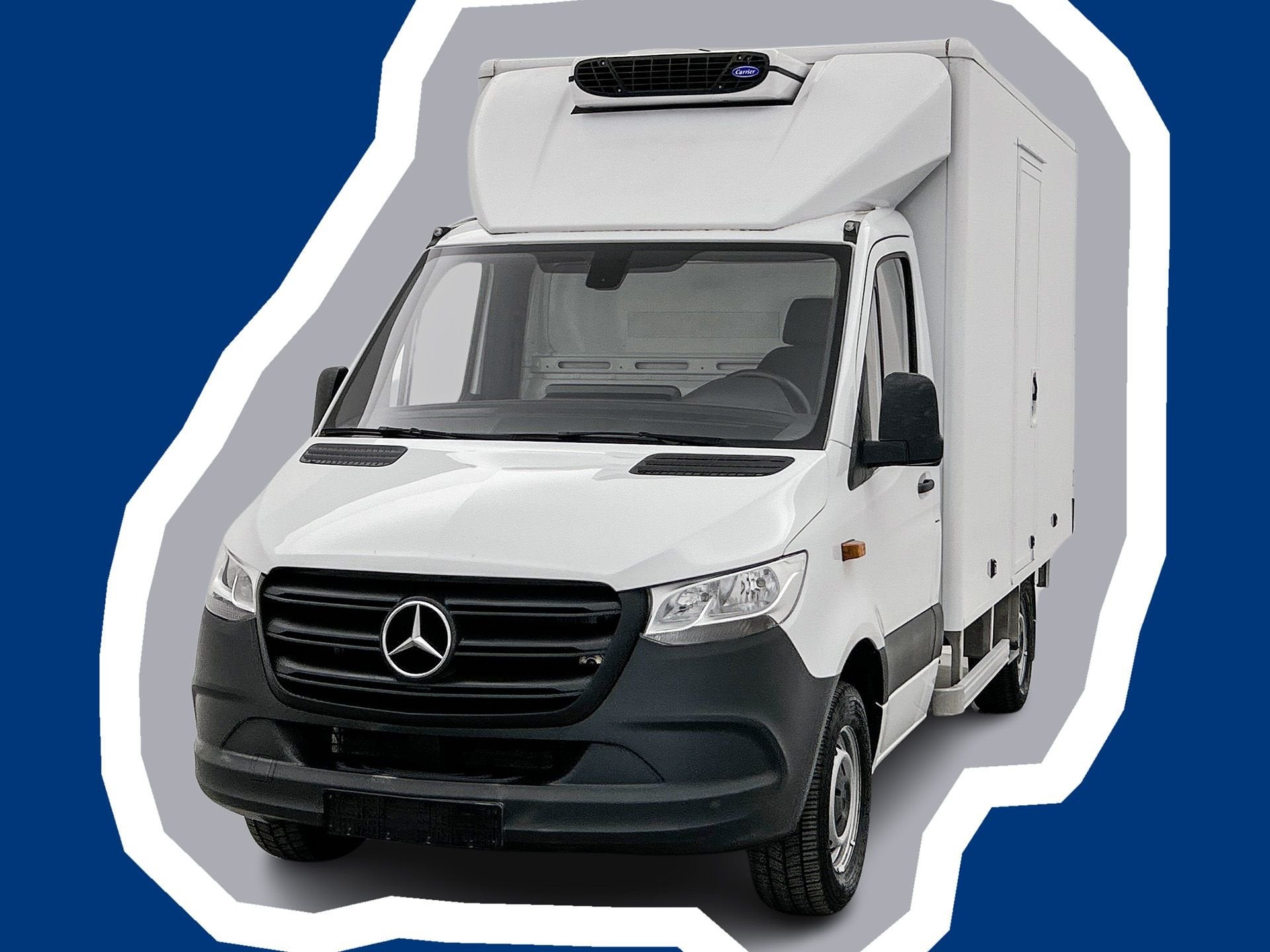 Mercedes-Benz Sprinter 315 1.9 CDI L2 RWD Koelwagen Navigati, Auto's, Gebruikt, Zwart, 4 cilinders, 1 stoelen