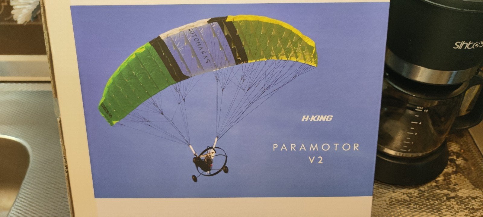 H-King Paramotor V2 RC Paraglider - Nieuw in doos, Hobby en Vrije tijd, Ophalen of Verzenden, Nieuw, Elektro, RTF (Ready to Fly)