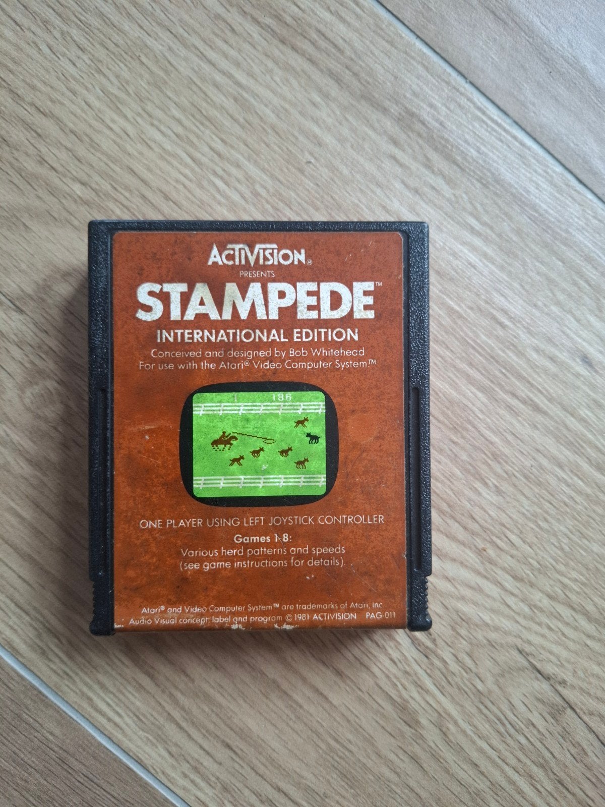 Activision Stampede International Edition Atari 2600, Spelcomputers en Games, Games | Atari, Atari 2600, 1 speler, Vanaf 7 jaar