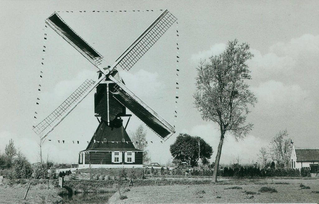Hellouw Voorste molen 1976, Ophalen of Verzenden, 1960 tot 1980, Ongelopen, Gelderland