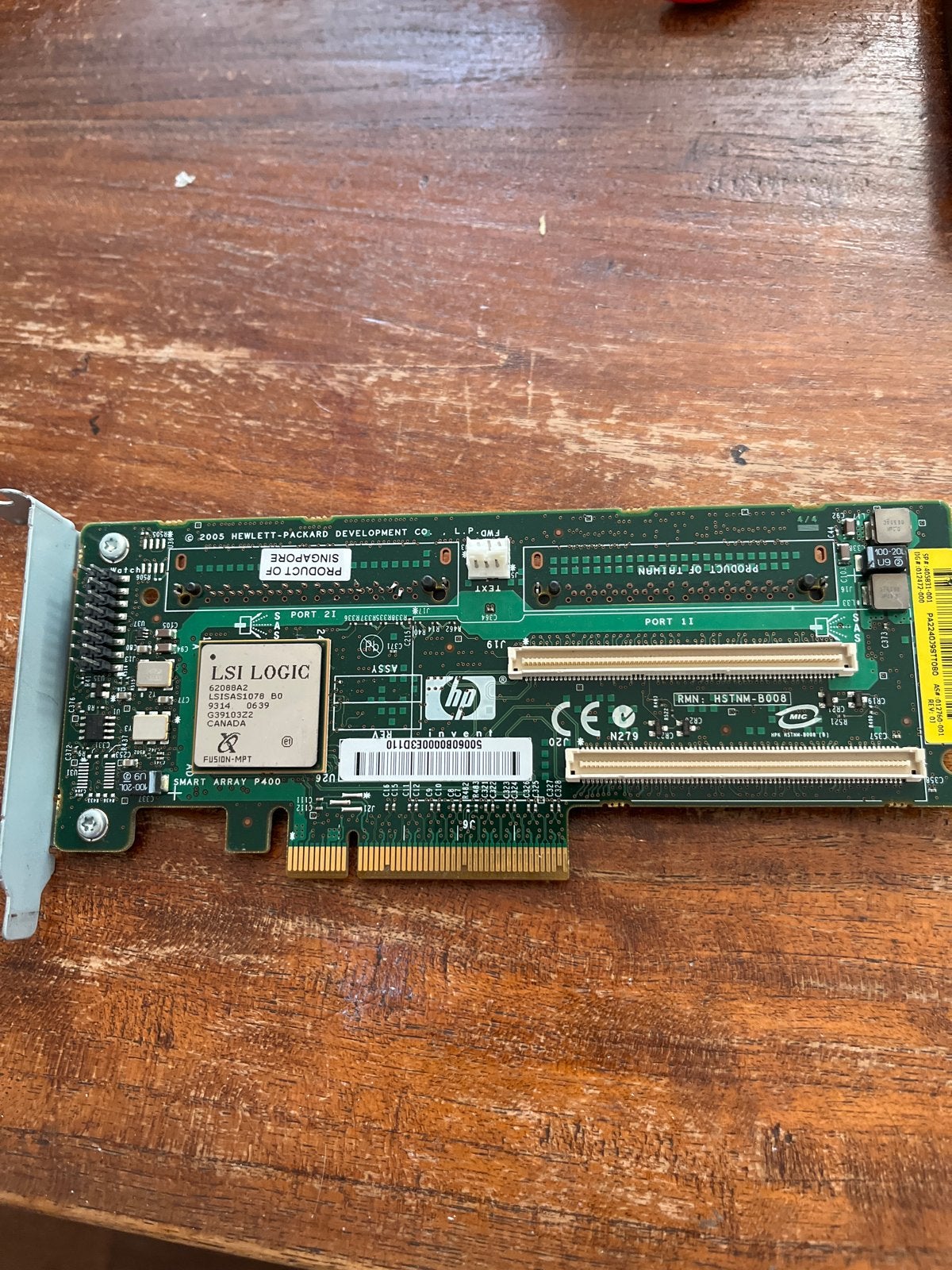 HP Smart Array P400 RAID Controller - PCI-e x8 SAS/SATA, Ophalen