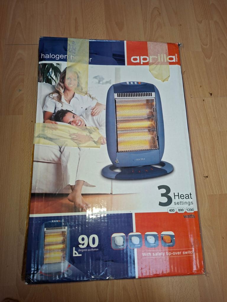 Aprilla Halogeen Kachel 1200W met 3 warmtestanden, Ophalen of Verzenden