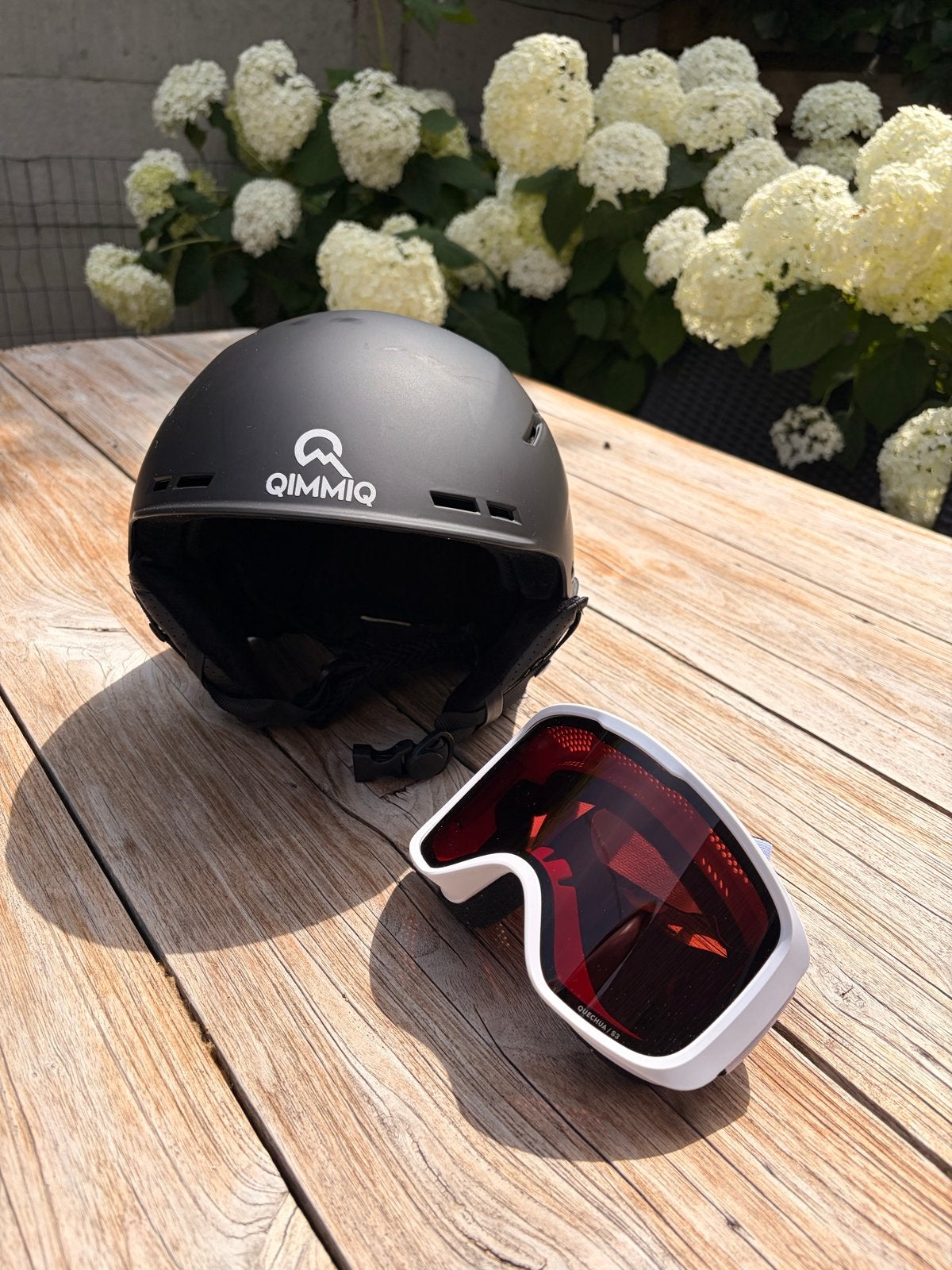 QimmiQ Skihelm + Skibril – Groot Maat – Zo goed als nieuw, Sport en Fitness, Skiën en Langlaufen, Overige merken, Overige typen
