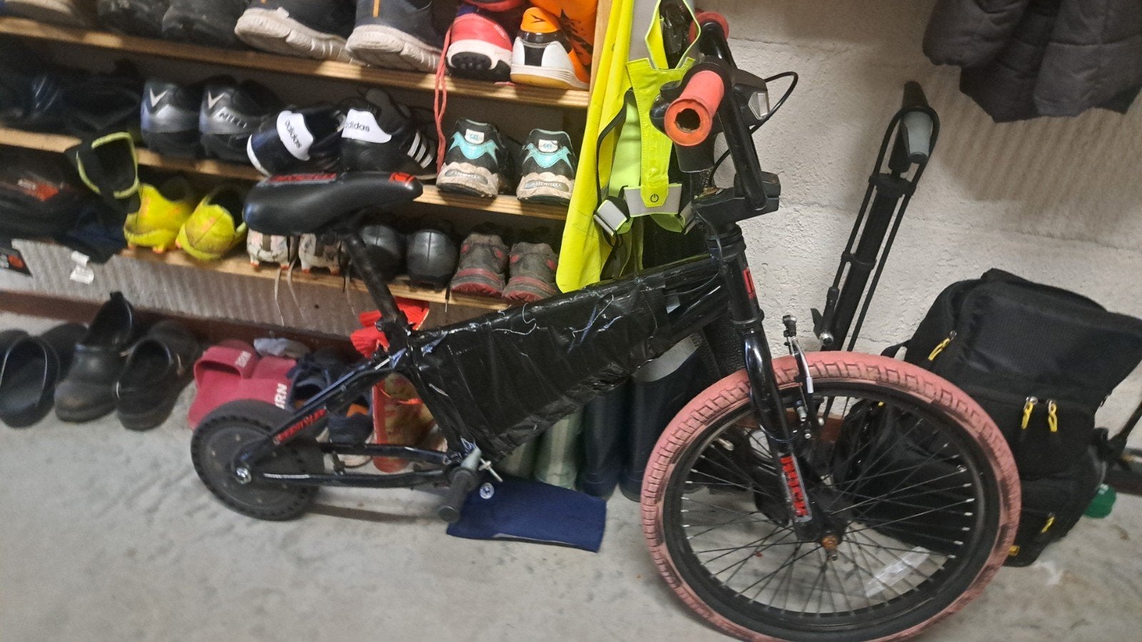 Elektrische BMX - Gaat 20 km/u, Ophalen, Gebruikt, Staal, Velgrem