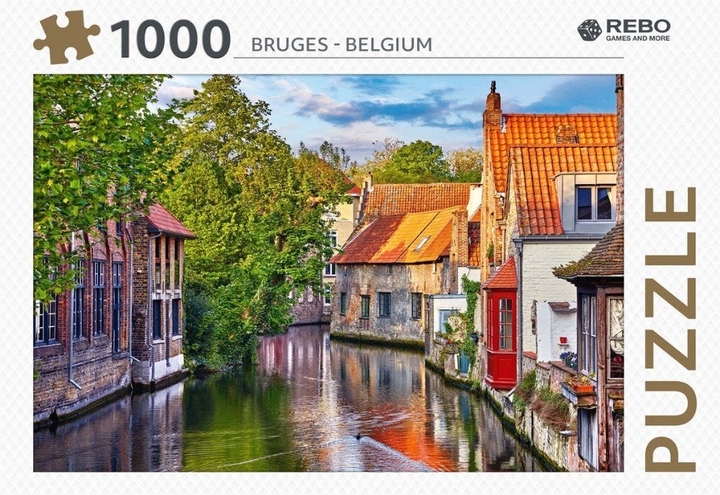 Legpuzzel nieuw 1000 Rebo nieuw Belgie Brugge, Ophalen of Verzenden, 500 t/m 1500 stukjes, Nieuw, Legpuzzel