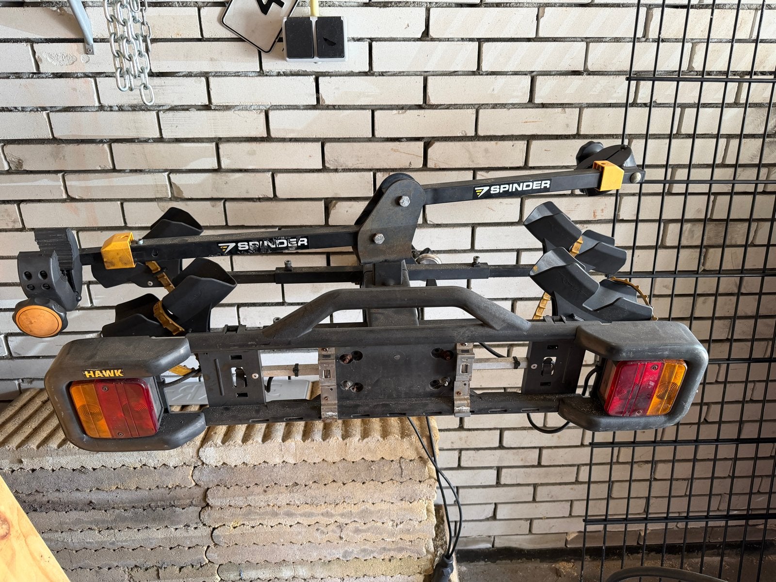 Spinder Hawk Trekhaakdrager voor 2 fietsen, Ophalen, 2 fietsen, Gebruikt, Trekhaakdrager