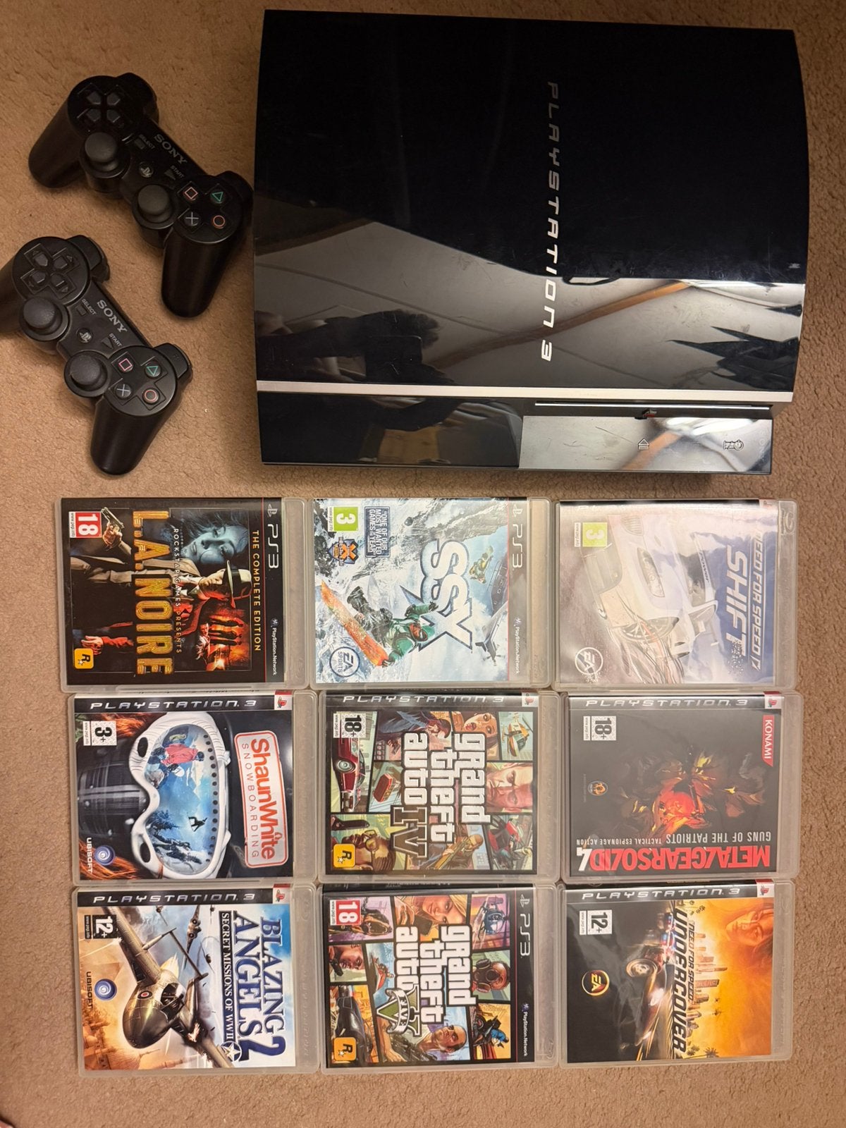 Playstation 3, Ophalen of Verzenden, Zo goed als nieuw, Met 1 controller, Slim